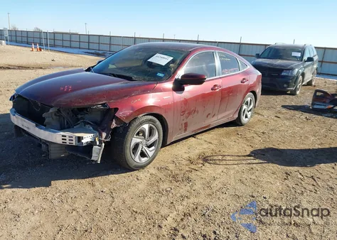 2019 Honda Insight Ex из США, поврежденный, VIN 19XZE4F56KE021688